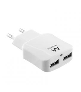 EWENT EW1302 CARGADOR 2 PUERTOS USB 2.4 (12W)