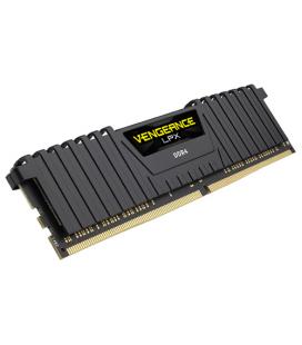 MEMORIA CORSAIR DDR4 8GB 1X8GB PC 3000 VENGEANCE LPX BLACK C - Imagen 1