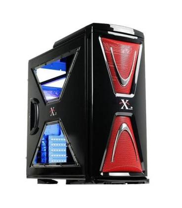 Thermaltake Xaser VI MX Negra-Rojo con ventana - Imagen 1