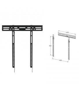 Soporte fijo de pared phoenix para tv/monitor hasta 55" vesa 400x400 hasta 50kg negro - Imagen 1