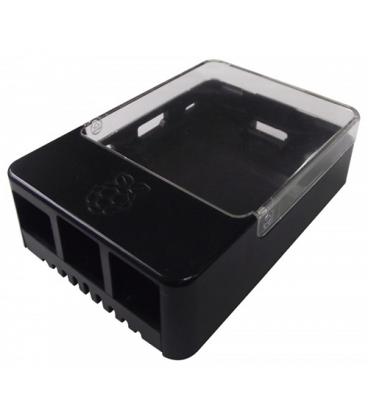 Caja Negra con ventana para Raspberry Pi con 4 USB - Imagen 1