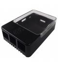 Caja Negra con ventana para Raspberry Pi con 4 USB - Imagen 1