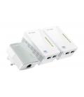 TP-LINK TL-PA4010 + 2x TL-WPA4220 500Mbit/s Ethernet Wifi Blanco - Imagen 7