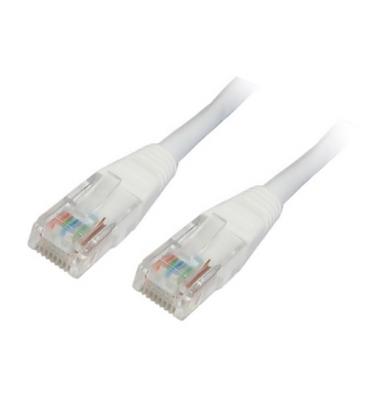 Cable UTP Cat.5E 5m Blanco - Imagen 1
