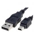 Nanocable 10.01.0401. Cable USB 2.0. TIPO A/M-Mini USB 5PIN/M. 1.0m - Imagen 1