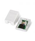 Roseta superficie RJ45 Cat.6 UTP 1 Toma. Blanco - Imagen 2