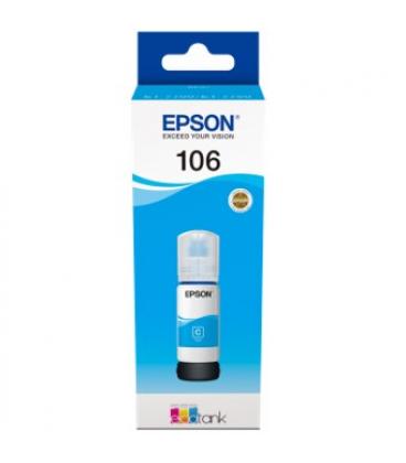 Cartucho tinta epson c13t00r240 106 ecotank cyan ink et-7700 / et-7750 - Imagen 1