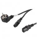 CABLE DE ALIMENTACIÓN LANBERG CA-C13C-13CC-0018-BK - Imagen 1