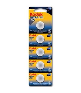 Blister kodak cinco pilas boton / litio ultra 2032 perforado/ 5 unidades - Imagen 1