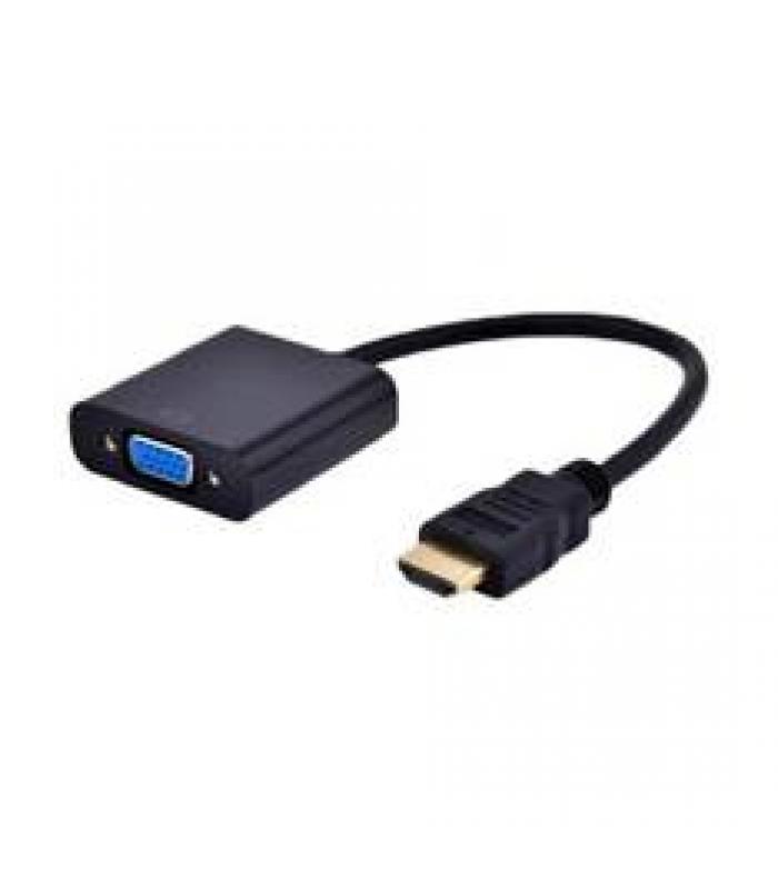 Gembird A-HDMI-VGA-03 VGA HDMI Negro adaptador de cable