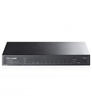 Swicht 8 puertos 10/100/1000 + 2 ptos spf poe 53w tp-link - Imagen 1