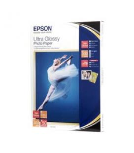 Papel epson c13s041944 ultra glossy 13x18 300gr 50 hojas