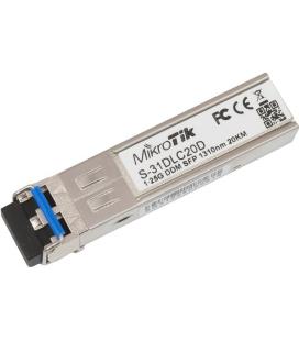 Mikrotik S-31DLC20D 1250Mbit/s SFP 1310nm red modulo transceptor - Imagen 1