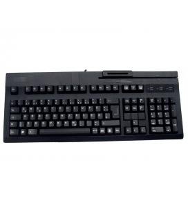 Teclado expandido active key usb lector de tarjeta chip y banda magnetica - Imagen 1