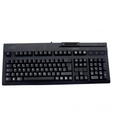 Teclado expandido active key usb lector de tarjeta chip y banda magnetica - Imagen 1