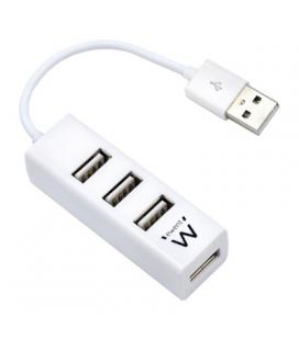 EWENT EW1122 MINI-HUB USB 4 PUERTOS BLANCO - Imagen 1