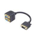 Cable vga cc-vgax2-20cm / vga x2/ vga/ hembra-macho/ 0.2m - Imagen 1