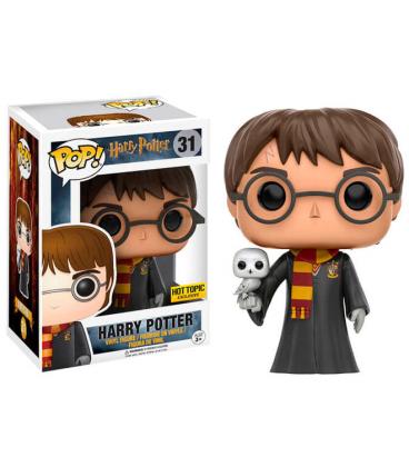 Figura POP Harry Potter Harry with Hedwig Exclusive - Imagen 1