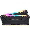 MEMORIA DDR4 16GB KIT 2X8 CORSAIR VENGEANCE PC4-25600 3200MHZ C16 RGB NEGRO
