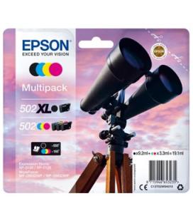 Multipack tinta epson 502xl negro + 502 cian magenta amarillo - Imagen 1