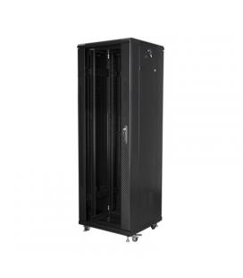 Armario rack lanberg ff01-6637-12b negro - 19'/48.26cm - 37u - ip20 - 600x600x1833mm - hasta 800kg de carga - accesorios