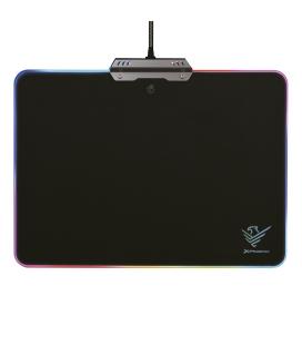 Alfombrilla gaming rgb / 10 modos de iluminacion / rigida / usb / negro