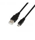 CABLE USB(A) A MINI USB(B) 2.0 AISENS 1.8M NEGRO - Imagen 1