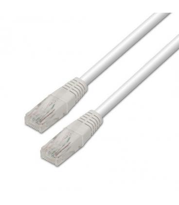 CABLE RED UTP CAT6 RJ45 AISENS 0,5M BLANCO - Imagen 1