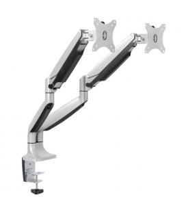 SOPORTE MESA MONITOR/TV TOOQ DB3132TNR-S 13''/32'' MAX.9KG PLATA 2 BRAZOS