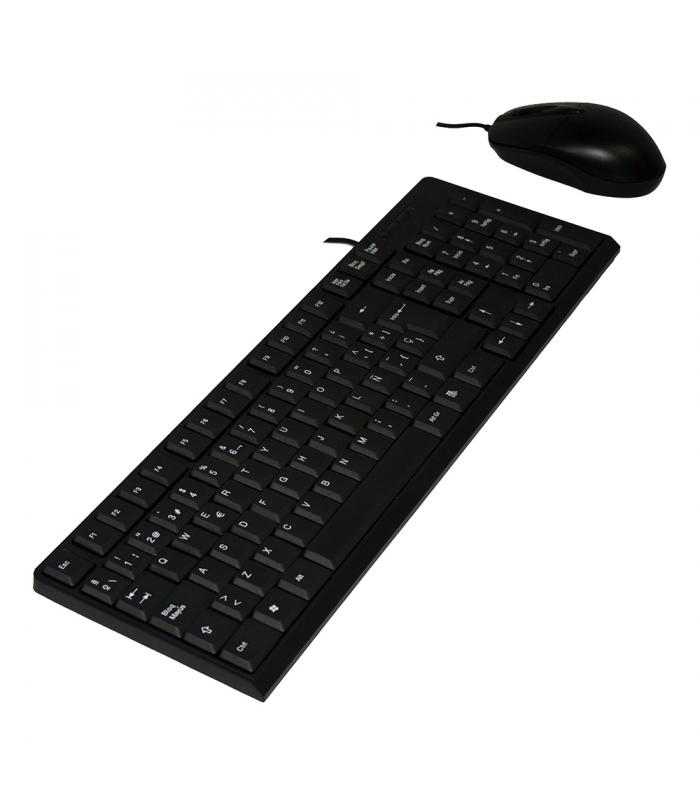Combo Teclado//Raton UNYKA 50535 USB Negro