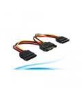 CABLE ALIMENTACION HDD SATA 15PIN A 2X HDD SATA 15PIN DELOCK - Imagen 6