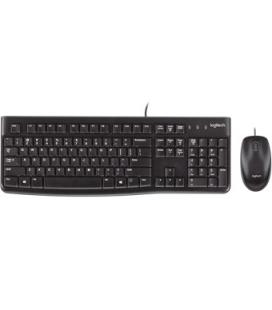 Teclado + mouse logitech mk120 usb 2.0 frances - Imagen 1