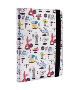 Funda universal estampada silver ht para tablet 9-10.1" space silver metal