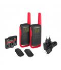 MOTOROLA T62 Walkie Talkie 8Km 16CH Rojo - Imagen 1