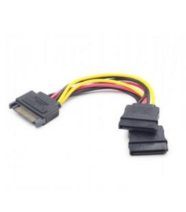 Cable sata gembird cc-satam2f-01 macho-hembra/ 2 puertos hembra/ 0.15m