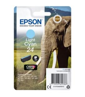 Cartucho tinta epson c13t24254012 cian claro elefante - Imagen 1