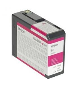 Cartucho tinta epson t5803 magenta 80ml stylus pro 3800/3880 - Imagen 1