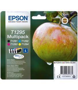 Multipack tinta epson c13t12954012 negro/ cian/ magenta/ amarillo manzana - Imagen 1