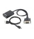 ADAPTADOR GEMBIRD HDMI A VGA 0,15M CON AUDIO 3.5MM - Imagen 2