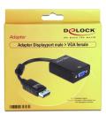 DELOCK Adaptador Displayport Macho a VGA Hembra - Imagen 2