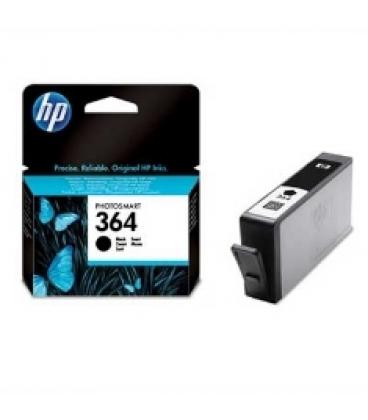 Cartucho tinta hp 364 cb316ee negro 6ml b8550/ d5460/ c6380/ c5380 - Imagen 1