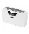 Radio spc storm boombox - almacena 50 emisoras - jack 3.5mm/usb/microsd/bluetooth - mp3 - pantalla led - batería - blanca - Imag