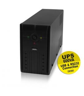 Sai eminent ups 600va/360w/ rs232 + usb