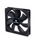 Ventilador auxiliar coolbox 12cm / 3 a 4 pines/ 1500rpm / color negro - Imagen 2