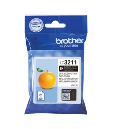 Brother Cartucho LC3211BK Negro Blister - Imagen 1