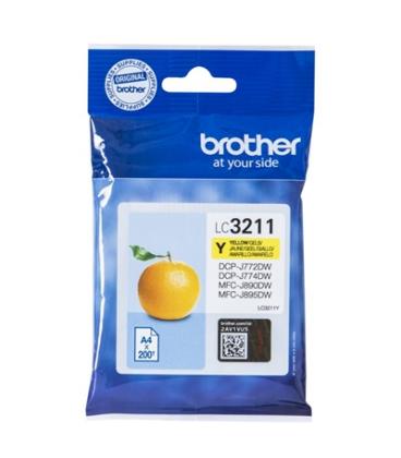 Brother Cartucho LC3211Y Yellow Blister - Imagen 1