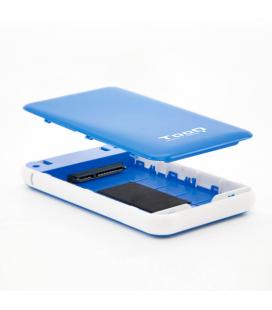 CAJA HDD TOOQ TQE-2528BL 2.5'' SATA USB3.1 9,5MM AZUL - Imagen 1