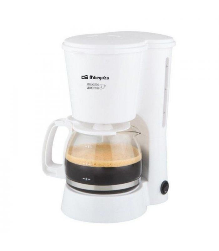 Cafetera de goteo orbegozo cg 4012 - 650w - 6 tazas - filtro permanente  extraible - jarra cristal con tapa