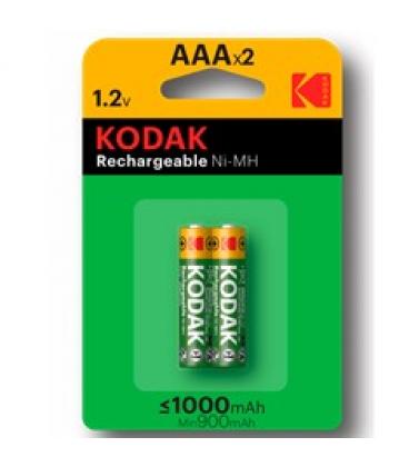 Blister kodak 2 pilas recargables ni-mh aaa lr3 1000 mah - Imagen 1