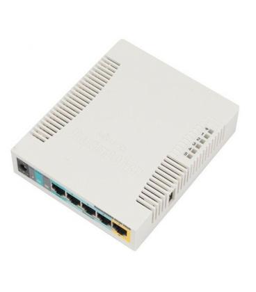 Punto de acceso inalámbrico mikrotik rb951ui-2hnd - 802.11 bgn - 5*lan - poe sobre lan 5 - 1*usb 2.0 - router os l4 - Imagen 1